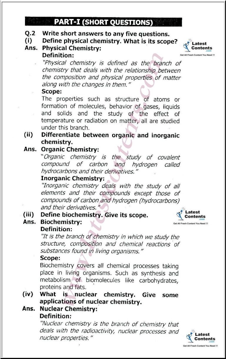 Cbse Class 9 Science Chemistry Mcqs Multiple Choice Questions 